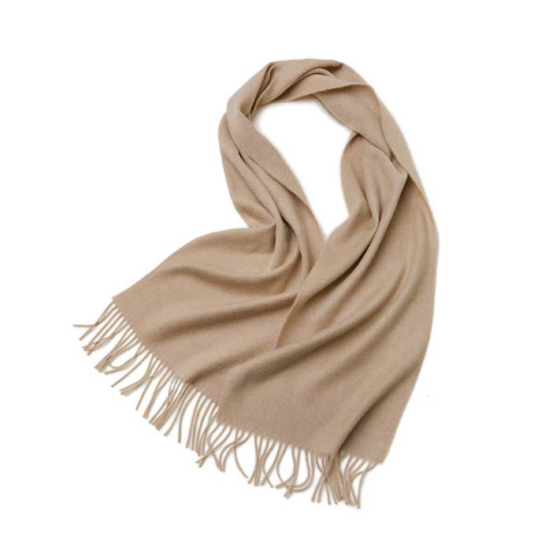LOE カシミヤ100％マフラー 無地