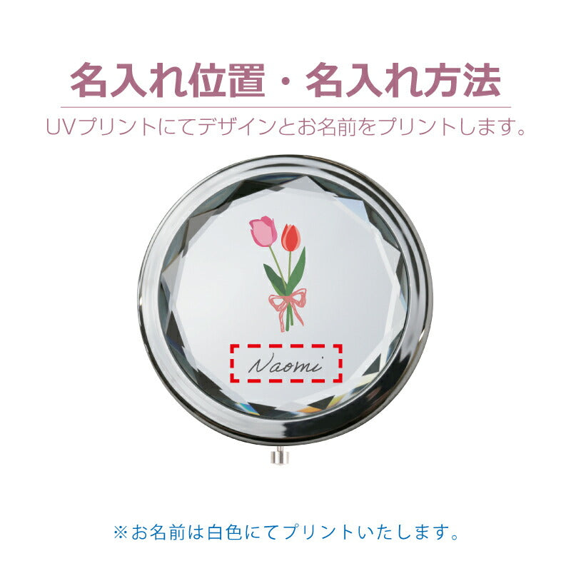 コンパクトミラー 誕生花