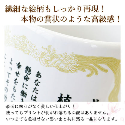 感謝状マグカップ