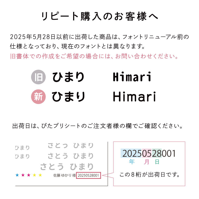 リピート購入のお客様へ