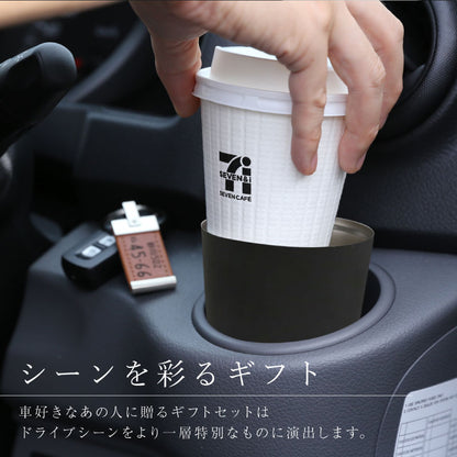 ナンバープレート キーホルダー ＆ ２WAY カップ セット