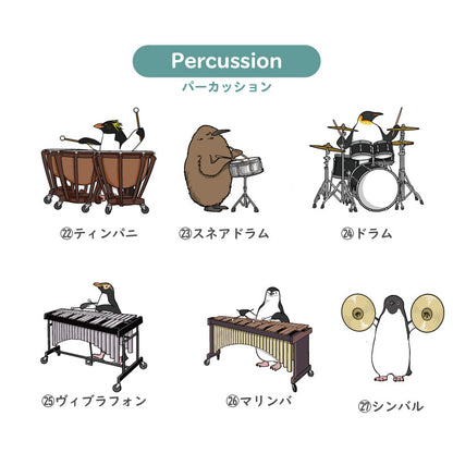 ペンギン吹奏楽Tシャツ