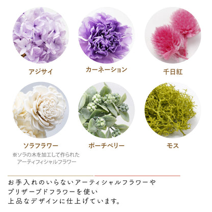 長寿 ふくろう プリザ