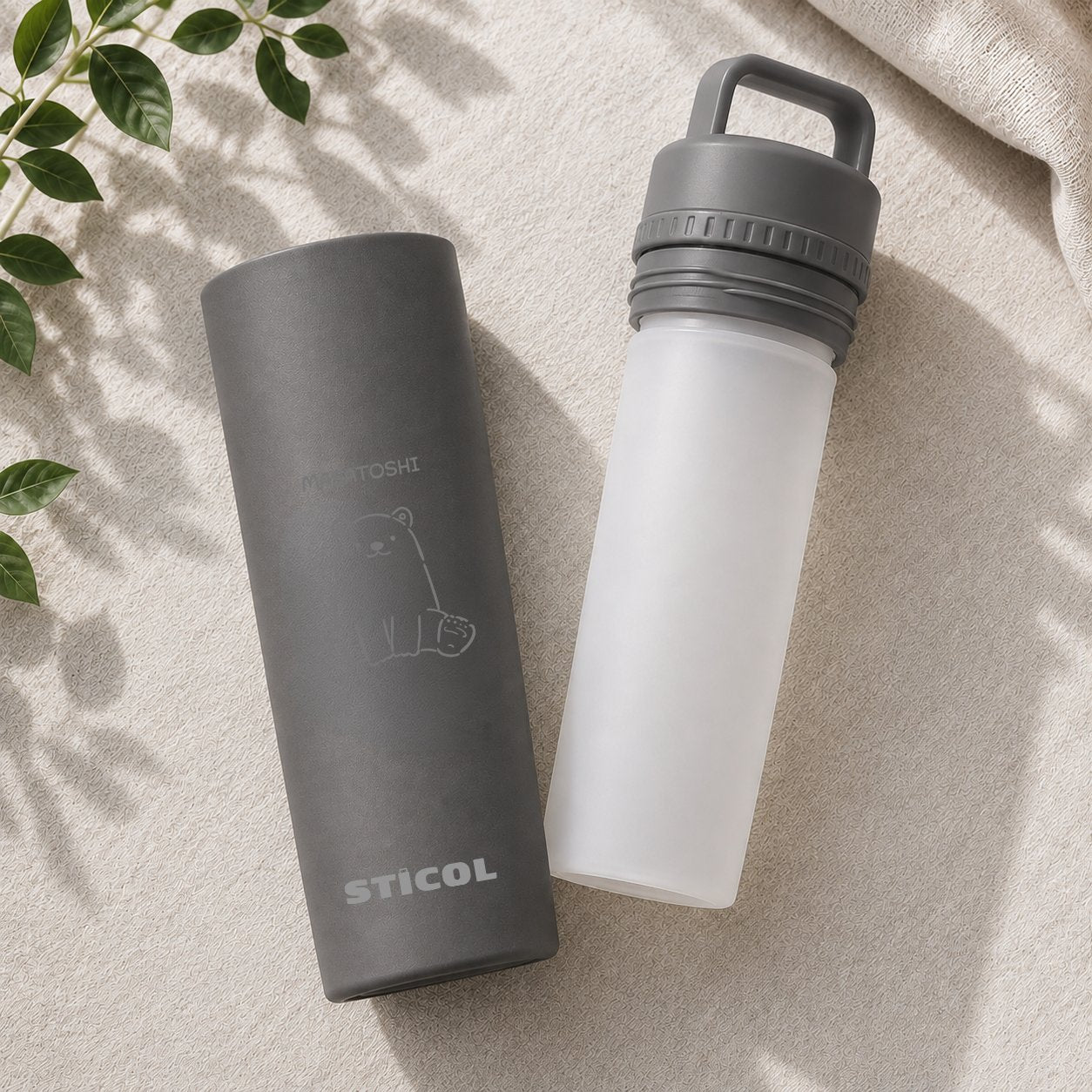 ひんやりアニマル STICOL 2in1ボトル
